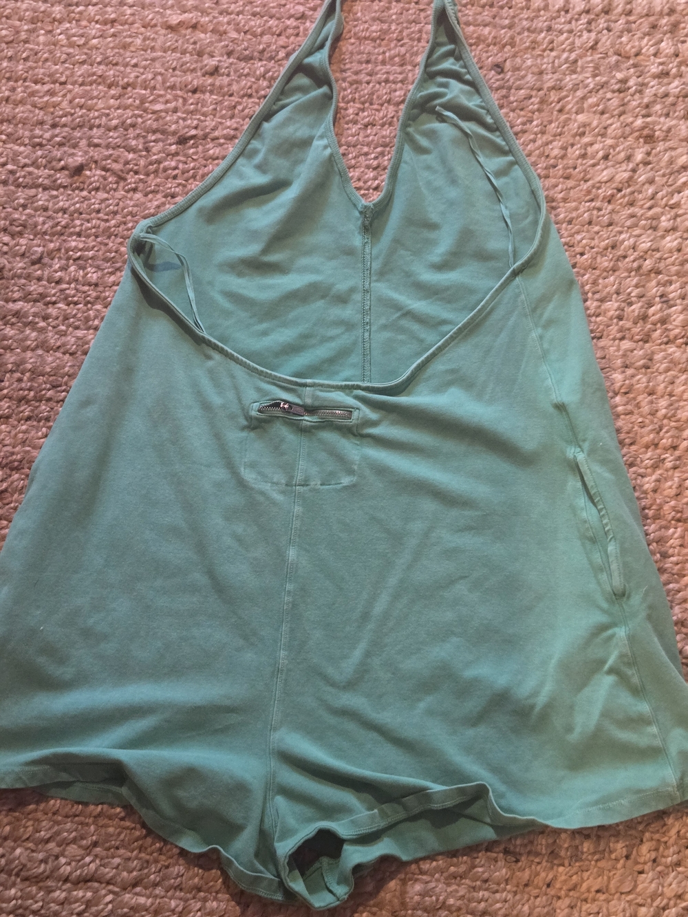GREEN Halter Romper